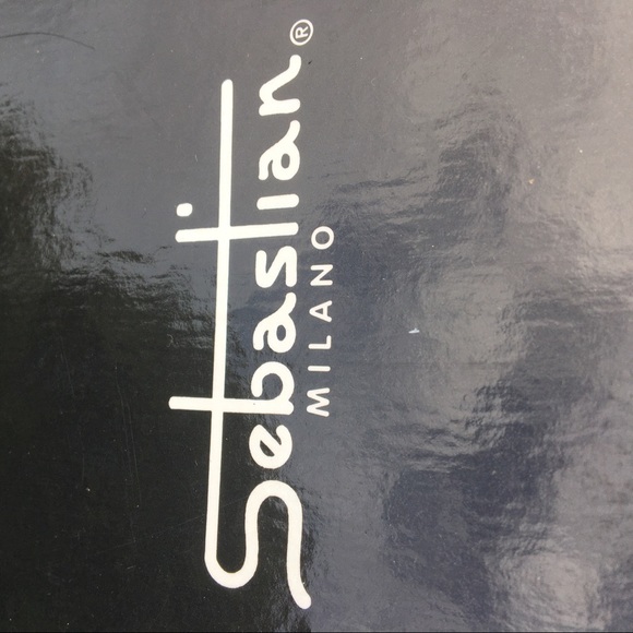 Sebastian black leather pointed toe heeled boots - Picture 12 of 14